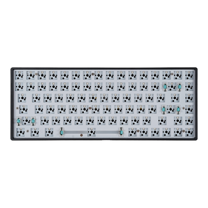 ชุดคีย์บอร์ดแบบกลไกสีขาว/ดำ84คีย์คีย์บอร์ดแบบพกพาขนาดกะทัดรัดรูปแบบ75% แบบ RGB สีขาว/ดำ84คีย์ - Product Image 4