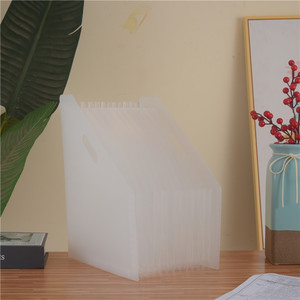 Carpeta organizadora de archivos de acordeón, organizador de plástico apilable, 13 bolsillos, pp, expansión con mango, gran precio - Product Image 3