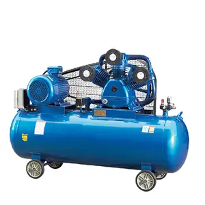 1.1KW पोर्टेबल बेल्ट संचालित औद्योगिक 70/100/150L 3hp हवा कंप्रेसर 0.12/8