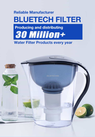 Filtre de remplacement en charbon actif pour pichet à eau, longue durée, pour carafe filtrante domestique de 3,8 L
