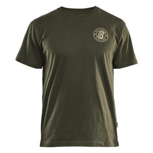 BLAKLADER - 9420104242094XL T-shirt Grit Flag Forest <b>Night</b> - EAN 7330509947500 WORK T-SHIRTS AND POLO SHIRTS - Product Image 1