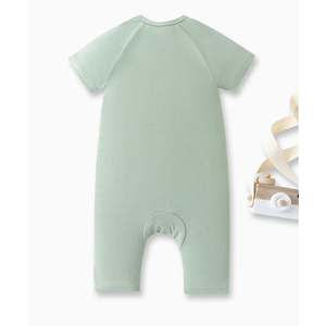 Mono de Verano para Bebé Niña de 0 a 6 <span class=keywords><strong>Meses</strong></span>, Mono de Bambú con Cierre <span class=keywords><strong>y</strong></span> Canalé, Suave <span class=keywords><strong>y</strong></span> de Lujo, Venta al por Mayor - Product Image 2