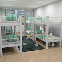 Klappbarer Etagen bett rahmen aus Metall Platzsparendes Stahls ofa Dreifach-Metalls chlafsofa Tages bett für die Heims chule