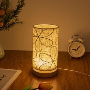 Lampe de bureau LED avec housse en tissu, décoration de bureau, protection de lampe, lampe de chevet, lumière nocturne - Product Image 4