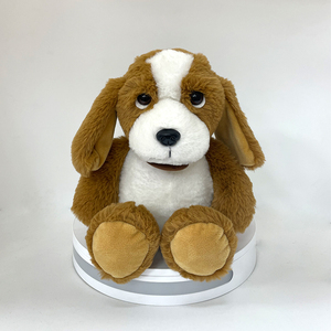 Peluche personnalisée de <span class=keywords><strong>chiot</strong></span> <span class=keywords><strong>Beagle</strong></span>, adorable jouet en peluche unisexe, petit animal en coton avec rembourrage en PP, cadeau amusant pour les enfants - Product Image 1