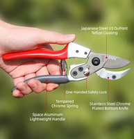 Ciseaux de jardin japonais professionnels SK5 pour élaguer les arbres fruitiers Ciseaux de jardin manuels en acier