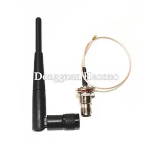 Dual Band 2.4G 140MM 5bdi Wifi Antenna With TNC Connectors Folding Rubber Duck Antenna Zigbee Antenna