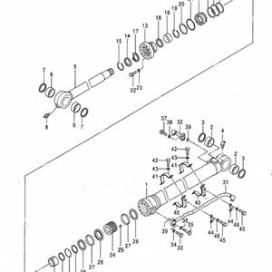 ชุดกระบอกไฮดรอลิกบูม แขน และบุ้งกี๋ สำหรับรถขุด Belparts รุ่น ZAXIS370 ZAXIS350LC ZAXIS350LCH สำหรับ Hitachi 4611474 9232346 4611271 - Product Image 6