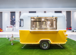 Chariots à café, remorques de concession, remorques alimentaires tractables à vendre, camions à crêpes, wagons alimentaires mobiles pour bière, tacos, <span class=keywords><strong>kebab</strong></span> - Product Image 4