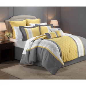 Vente en gros de parures de lit de luxe en microfibre modernes personnalisées de haute qualité et bon marché, fabrication OEM - Product Image 1