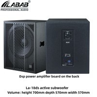 Haut-parleur de subwoofer alimenté par barre LABAB de 15 pouces d'origine avec son allemand Super Bass avec impédance de 4 ohms