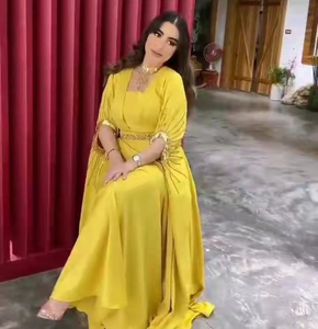 Dài thanh lịch Evening Dresses abaya <span class=keywords><strong>Dubai</strong></span> 2024 khiêm tốn DRESS abaya <span class=keywords><strong>Dubai</strong></span> Thổ Nhĩ Kỳ hồi giáo thời trang hijab Dress - Product Image 2