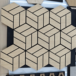 Paneles Acústicos Modernos de Listones de Madera con Chapa de Madera Sintética, Aislamiento y Absorción de Sonido para Hoteles y Estudios - Product Image 3