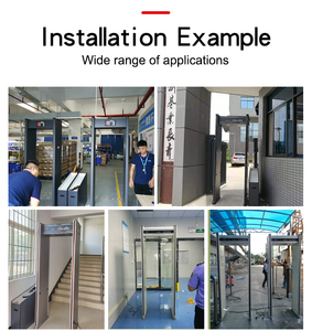 Venta directa de fábrica, compra caminar a través de la máquina de inspección de seguridad de la puerta del detector de metales para el aeropuerto, escuela, centro comercial - Product Image 3