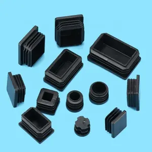 Plastic Plug Square Rectangle Rectangular Plastic End Caps Plugs Tube End Cap Plug Round Plastic Insert