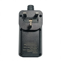 220V-250V 13 ampères IP54 évalué prise britannique de remplacement d'assemblage portable en ligne avec protection contre les surtensions PRCD pour couverture électrique
