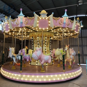 Carrusel de Animales Adorables de Alta Calidad para Parques de Diversiones al Aire Libre, 16 Asientos, para Niños y Adultos, en Oferta - Product Image 1
