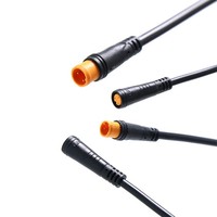 M8 mâle femelle câble étanche 2 ~ 8 noyaux pour BMW câble prise d'amarrage lumière LED contact cuivre pour capteur de véhicule électrique