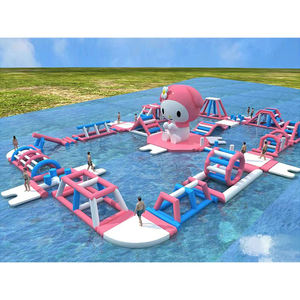 نفخ الحديقة المائية مع متعة المياه العائمة الطريق عقبة الصيف نفخ أكوا بارك - Product Image 5