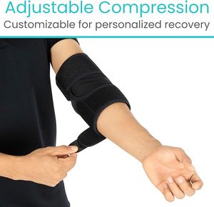 Attelle de compression pour coude personnalisée avec sangle réglable pour la récupération sportive, la tendinite et le coude de tennis - Product Image 3