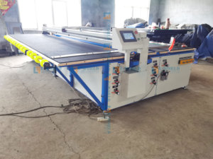 เครื่องตัดกระจกลามิเนต E-WORLD 3-20 มม. มอเตอร์ PLC ใหม่ อัตโนมัติ ความแม่นยำสูง โครงสร้างเหล็ก 380V สำหรับใช้งานในอุตสาหกรรม - Product Image 1