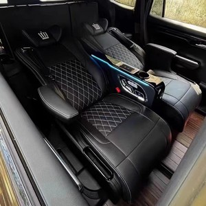 Sièges d'Aviateur en Cuir Véritable et Kit Accoudoir Central pour les Modèles Lincoln Navigator, Toyota Highlander, Land Cruiser et Aviator - Product Image 1