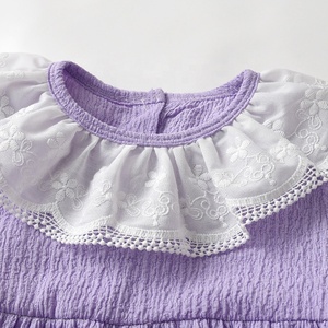 Conjunto de Dos Piezas de Manga Larga para Recién Nacidos, Mono Morado con Gorro para Bebés Niñas, <span class=keywords><strong>Ropa</strong></span> de Princesa para Uso Diario en Otoño - Product Image 4