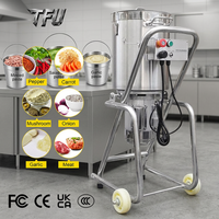 Robot culinaire électrique industriel en acier inoxydable de 32 L, 2200 W/3000 W, facile à nettoyer, pour usage commercial, domestique et hôtelier