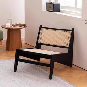 Fauteuil de relaxation en rotin et bois pour balcon d'hôtel moderne, mobilier de maison en gros, fauteuil de salon en osier pour le loisir - Product Image 5