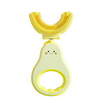Brosse à dents en forme de U de conception de nettoyage des dents orales 360 pour les enfants de 2 à 12 ans