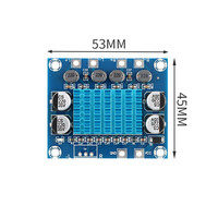 Carte d'amplificateur de puissance audio numérique HD de classe D A232 30W*2 pour la lecture de son sur haut-parleur