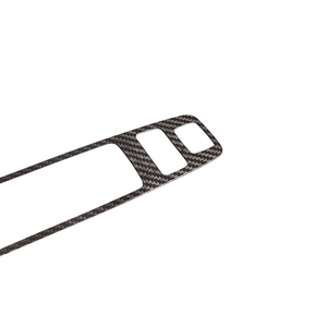 Koolstofvezel Auto-Interieuraccessoires Voor Porsche Panamera 2017-2021 Middenconsole P Parkeerremknoppen Decoratieve Afdekking - Product Image 3