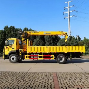Grue télescopique multifonctionnelle montée sur camion Foton 4X2 6,3 tonnes 8 tonnes à bras droit - Product Image 3