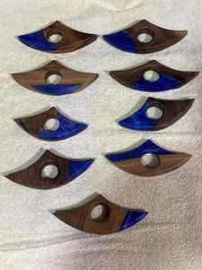 Soporte para páginas de dedos, resina y madera, diseño ergonómico ligero, ideal para leer novelas, revistas, materiales de estudio - Product Image 5