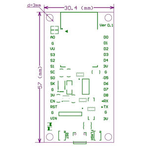 Kuongshun OEM <span class=keywords><strong>Wifi</strong></span> Module không dây CP2102 30pin NodeMcu Lua <span class=keywords><strong>WIFI</strong></span> V2 Internet <span class=keywords><strong>ESP8266</strong></span> ban phát triển dựa cho tự làm Robot Kit - Product Image 6