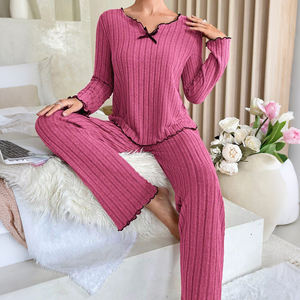 Piyama dan Setelan Tidur Wanita Musim Panas yang Nyaman, Victoria Secrets, Dapat Disesuaikan, Lembut - Product Image 1