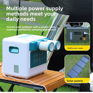 Mini climatiseur portable pour camping-cars climatiseur de voiture intégré avec unité externe alimentée par batterie transfrontalière - Product Image 3