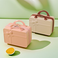 Sac portable ultra-léger, durable, antivol, imperméable, avec fermeture éclair en T, poignée souple, capacité moyenne, logo personnalisé, luxe, ABS, 14 pouces
