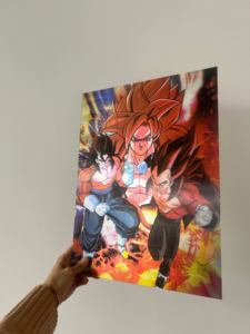 300 <span class=keywords><strong>disegni</strong></span> 3D lenticolare Flip Picture Anime film Poster Wall Art con Jujutsu Kaisen Dragon Ball <span class=keywords><strong>Goku</strong></span> One Die-Cut Made - Product Image 2