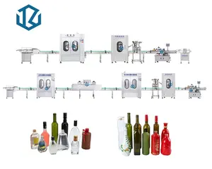 GuangZhuo Factory wine assembly filling machines line and wine crown capper