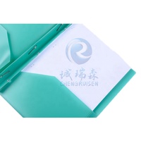 Carpeta de Plástico A4 de Buena Calidad, Carpeta de Polipropileno con 3 Anillos, Dos Bolsillos y 3 Orificios, con Material Plástico Ecológico
