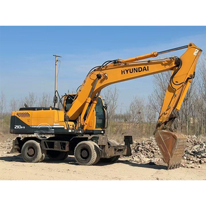 Excavatrice sur pneus Hyundai 210W 210-9 R210W-9 210W-9T d'occasion en bon état, 20,5 tonnes - Product Image 1