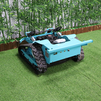 Tondeuse à gazon télécommandée longue portée en stock, haute efficacité de coupe pour jardins résidentiels et fermes (vente en gros)