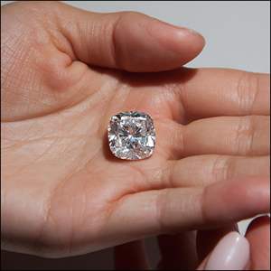 Бриллиант, выращенный в лаборатории, сертифицированный IGI, огранка «кушон», цвет D, чистота VVS, бренд Sea <span class=keywords><strong>Diamond</strong></span>, для ювелирных изделий класса люкс, обручальное кольцо - Product Image 1