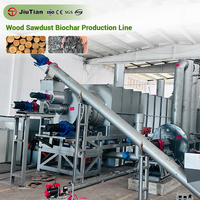Carboniseur de sciure de bois à haute efficacité pour la production de charbon de bois de barbecue, de carburant industriel et d'énergie biomasse