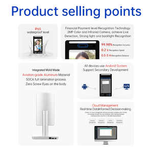 <span class=keywords><strong>Reconnaissance</strong></span> faciale précise d'empreintes digitales de 8 pouces à l'aide d'un <span class=keywords><strong>logiciel</strong></span> de verrouillage de porte Eigenfaces - Product Image 2