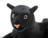 Usine En Gros Simulation Panthère Animal Jouets Pour Enfants Noir Léopard En Peluche Jouet