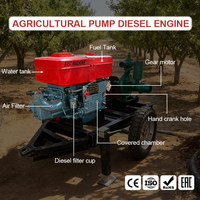Moteur diesel Changfa à prix d'usine, refroidi par eau, monocylindre, horizontal, 4 temps, R180