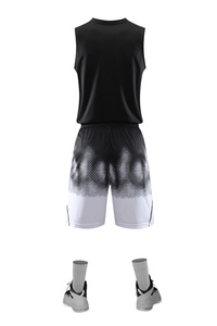 Maillot de <span class=keywords><strong>basket</strong></span>-ball sans manches pour enfants, vêtements de sport respirants pour bébé <span class=keywords><strong>bleu</strong></span> <span class=keywords><strong>marine</strong></span> - Product Image 4
