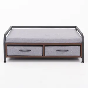 Mới Đến Bền Bằng Gỗ Vật Nuôi Sofa Giường Con Chó Với Ngăn Kéo Chất Liệu Bông Hoa Mô Hình - Product Image 1